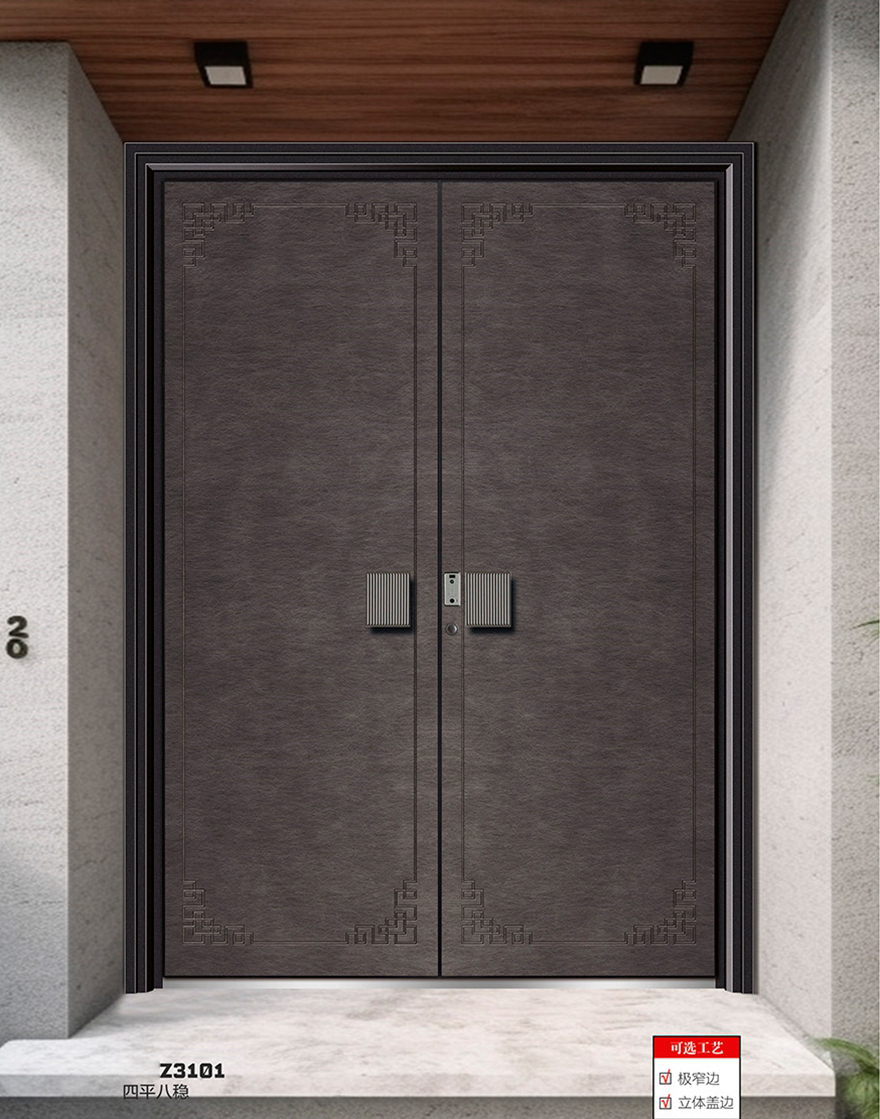 私人輕奢定制別墅大門Z3101四平八穩