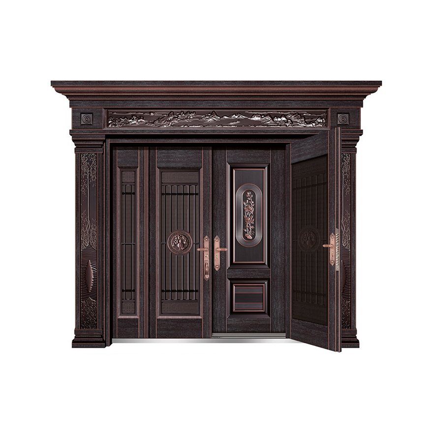 私人輕奢定制別墅大門P3192秋實春華